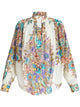 Etro Blusa Print Natural Estampado Flores