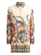 Etro Long Silk Paisley Shirt