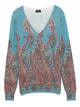 Etro Paisley Patterned V-Neck Blouse