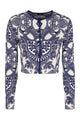 Etro Jacquard Knit Cardigan