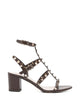 Valentino Garavani Rockstud 60 Leather Ankle Strap Sandals