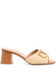 Valentino Raffia Sandals