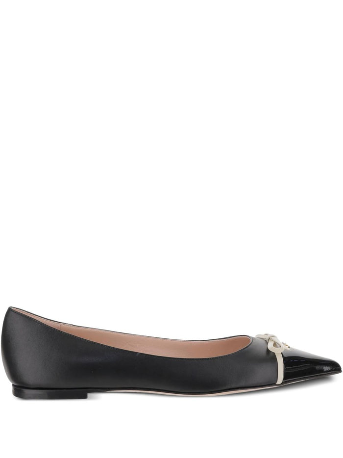 Valentino Garavani Bepointy Leather Ballets