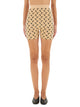 Marine Serre "Moon" Printed Jersey Mini Shorts