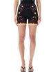 Marine Serre Marine Serre Floral Print Jersey Mini Shorts