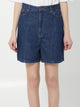 Marine Serre Light Blue Cotton Shorts