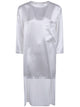 Darkpark "Tara" Satin Asymmetric Shirt