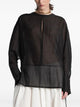 Darkpark "Marine" Keyhole Neckline Voile Shirt