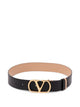 Valentino Garavani Vlogo Signature Leather Belt