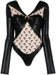 Marine Serre Draped Bodysuit
