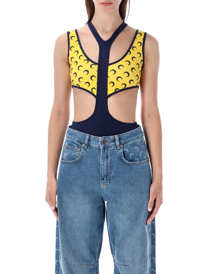 Marine Serre Athleisure Aerobic Bodysuit