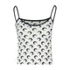 Marine Serre Optic White Polyamide Elastane Top