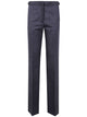 Darkpark "Grace" Wool Mid-Rise Tailored Pants
