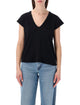 James Perse James Perse Cotton Deep V-Neck Tee