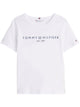 Tommy Hilfiger Women White Cotton Stretch T-Shirt
