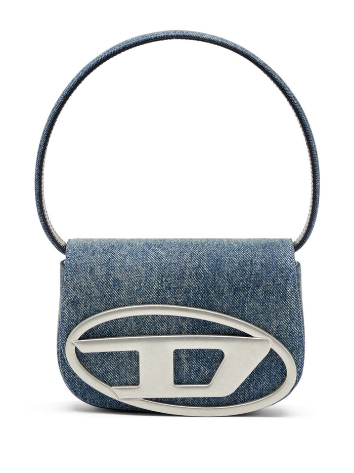 Diesel Blue Denim Oval D Bag