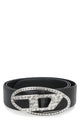 Diesel B-1Dr Strass Leather Belt