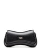 Diesel Black Smooth Grain Leather Bag