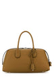 Tod's Khaki Leather Medium Darsena Handbag