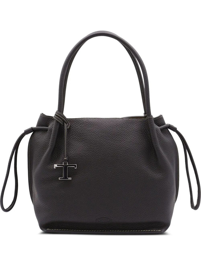 Tod's Black Bullskin Shoulder Bag