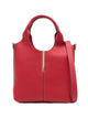Tod's Leather Mini Tote Bag With Branded Metal Bar Accessory