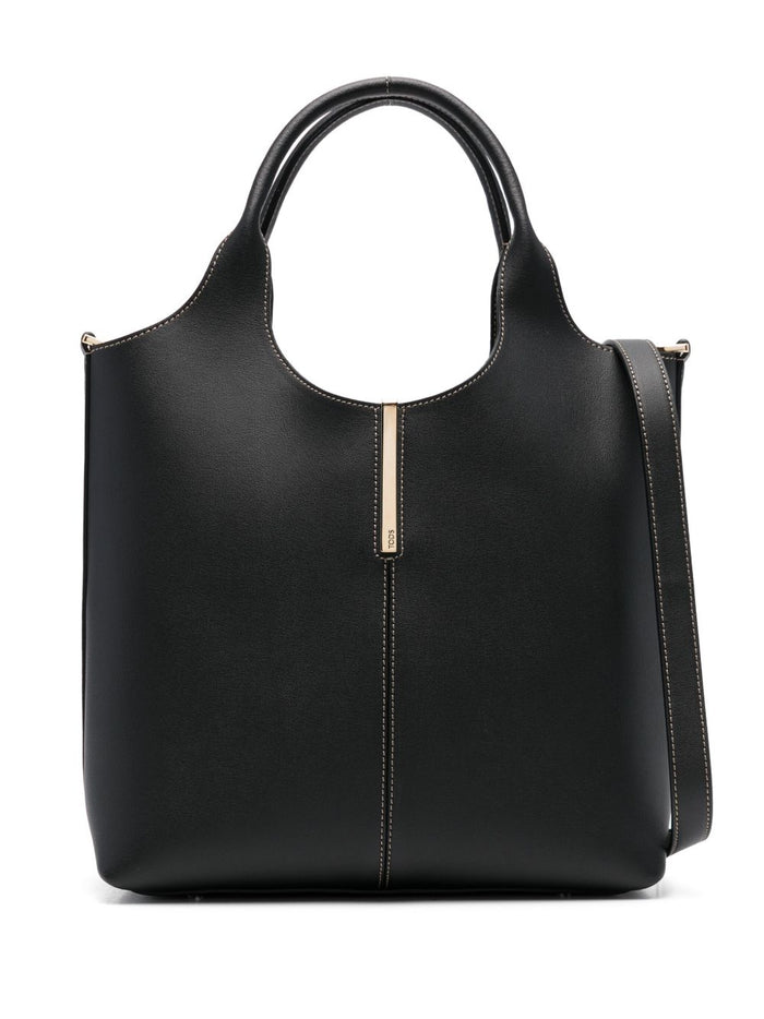 Tod's Black Calfskin Handbag