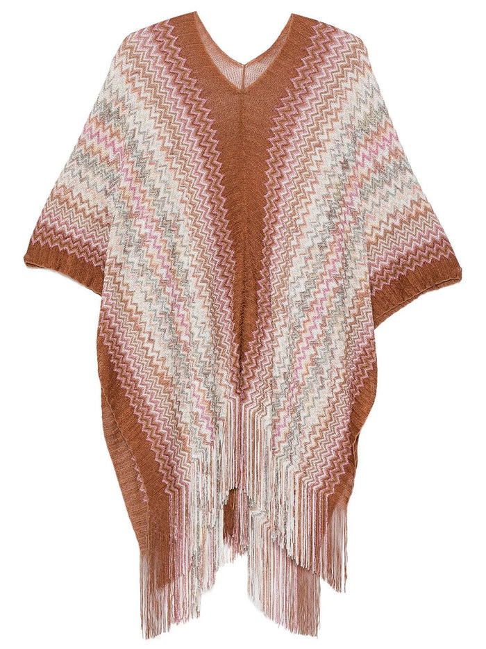 Missoni Slip-On Fringed Poncho