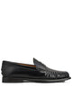 Tod's Gathered Penny Loafers With Rubber Sole
