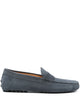 Tod's Blue Suede Gommino Moccasin