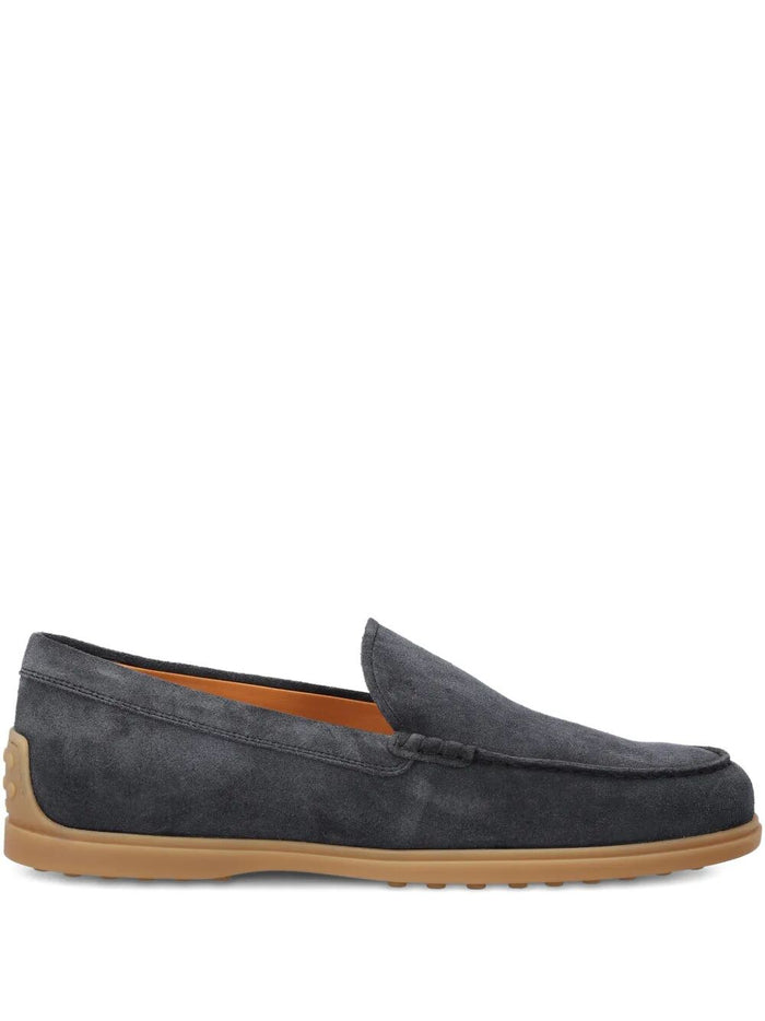 Tod's Suede Leather Slipper Moccasin