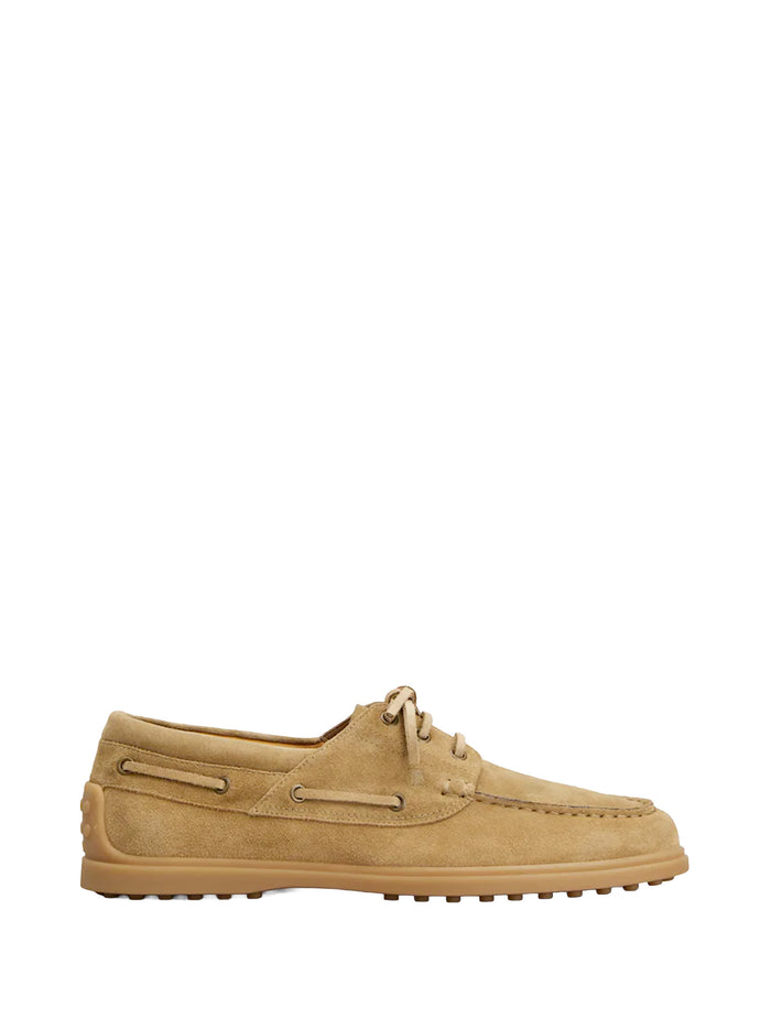 Tod's Biscotto Calfskin Barca Gomma