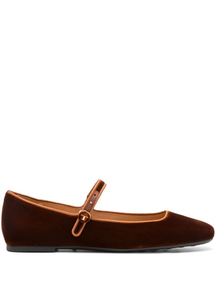 Tod's Gomma Flat 23L Cint.bott.ricamo