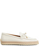 Tod's White Leather Moccasin