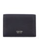 Tom Ford Tom Ford T Line Business Card Holder Black And Gold