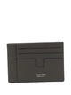 Tom Ford Soft Grain Leather T Line Oversize Card Holder