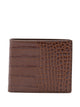 Tom Ford Caramel Croc Print Bi Fold Wallet