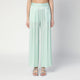 Semicouture  Johnny Trousers In Aqua Green