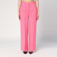 Semicouture  Pink Viscose Marlee Trousers