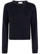 Semicouture "Denny" Short Sleeves Round Neck Sweater