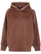 Semicouture Double Wool Hooded Bomber Jacket