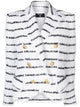 Balmain 6 Btn Striped Tweed Jacket