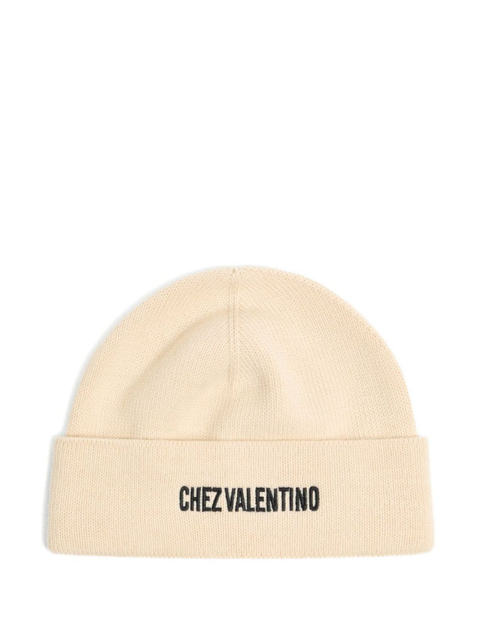Valentino Garavani Ribbed Knit Beanie