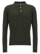 Ma'ry'ya Bouclé Cotton Polo Shirt
