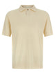 Ma'ry'ya Spongy Effect Polo Shirt