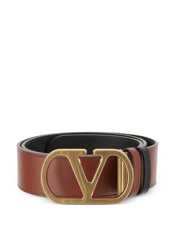 Valentino Garavani Reversible Belt Vlogo Signature In Leather