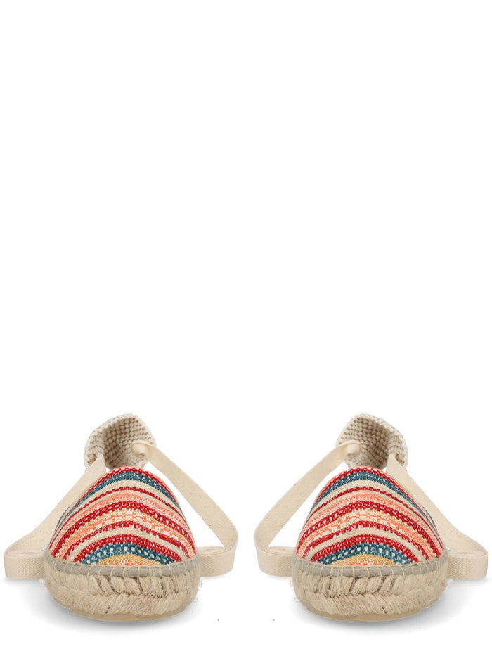 Manebi Multicolour Cotton Flat