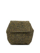 Ibeliev Green Raffia Handbag
