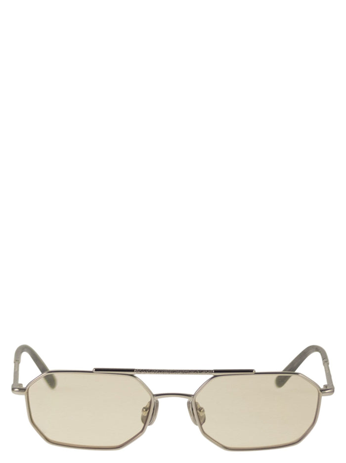 Brunello Cucinelli Titanium Sunglasses With Polyamide Lenses