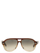 Brunello Cucinelli Paul Acetate Sunglasses