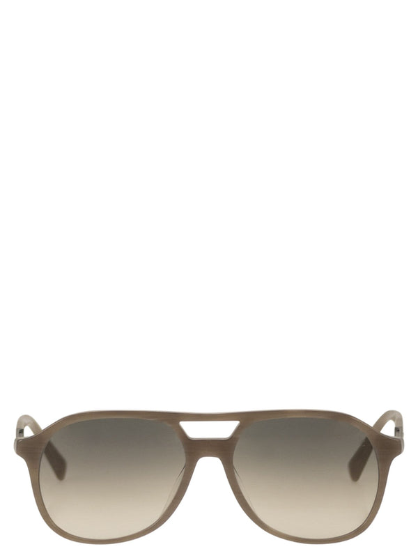 Brunello Cucinelli Acetate Sunglasses With Shaped Bridge And Crystal Lenses